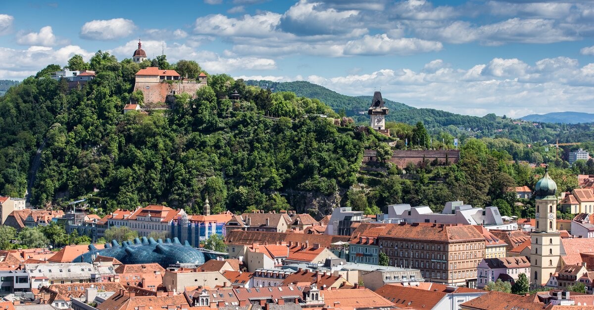 Schlossberg und Uhrturm